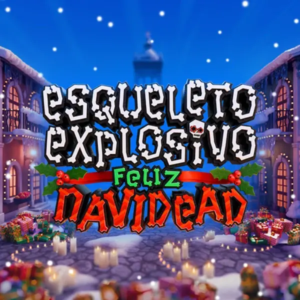 Esqueleto Explosivo Feliz Navidead