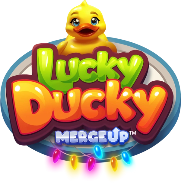 Logo for Lucky Ducky Merge Up X-mas