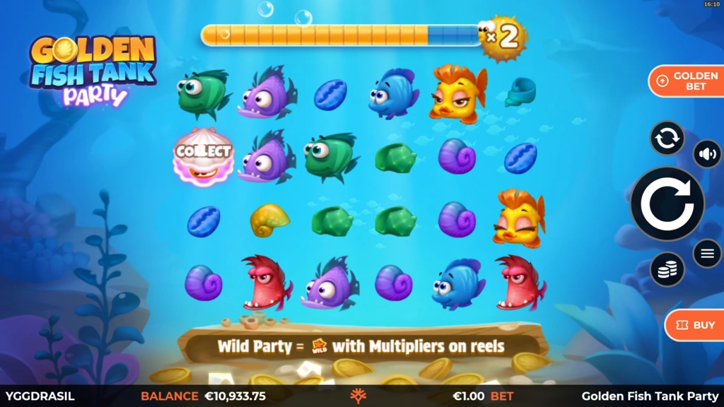 Golden Fish Tank Party  - Image 1