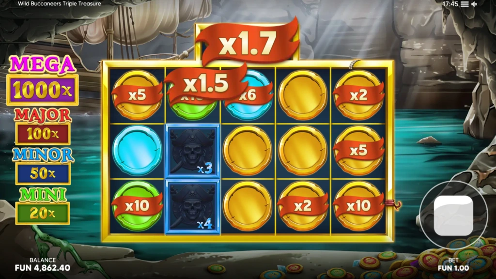 Wild Buccaneers Triple Treasure - Image 2