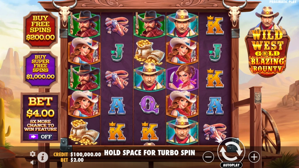 Wild West Gold Blazing Bounty - Image 1